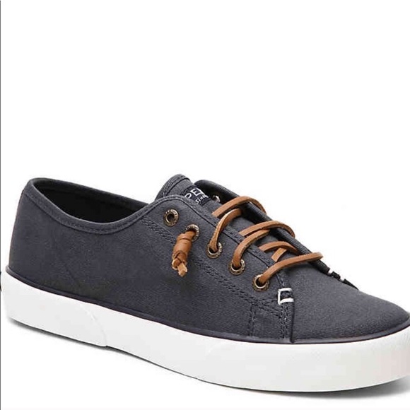 Sperry Shoes - Sperry | Blue Sneakers with Brown Leather Laces
